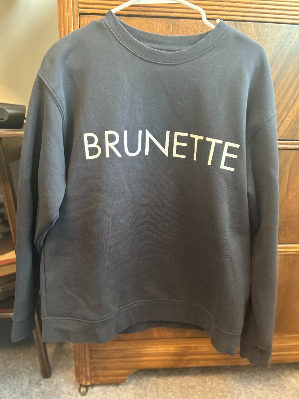 Brunette the Label sweatshirt (black size lg)